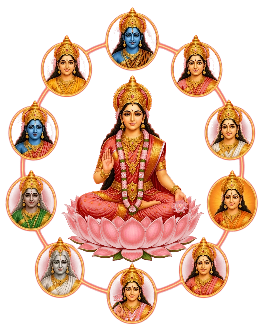 The ten Mahavidyas