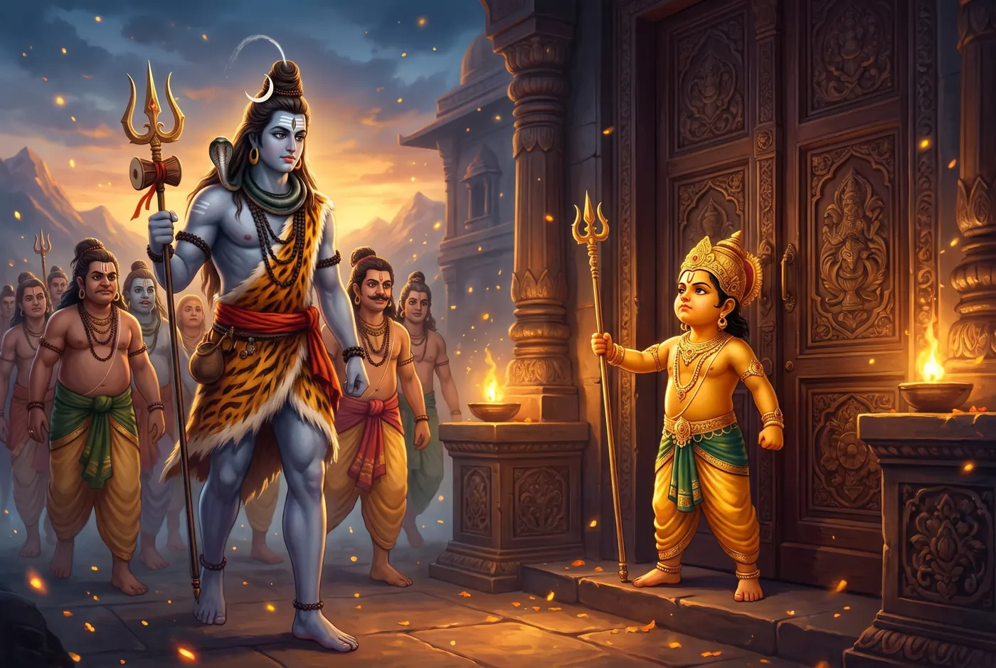 The boy who would not let Shiva in