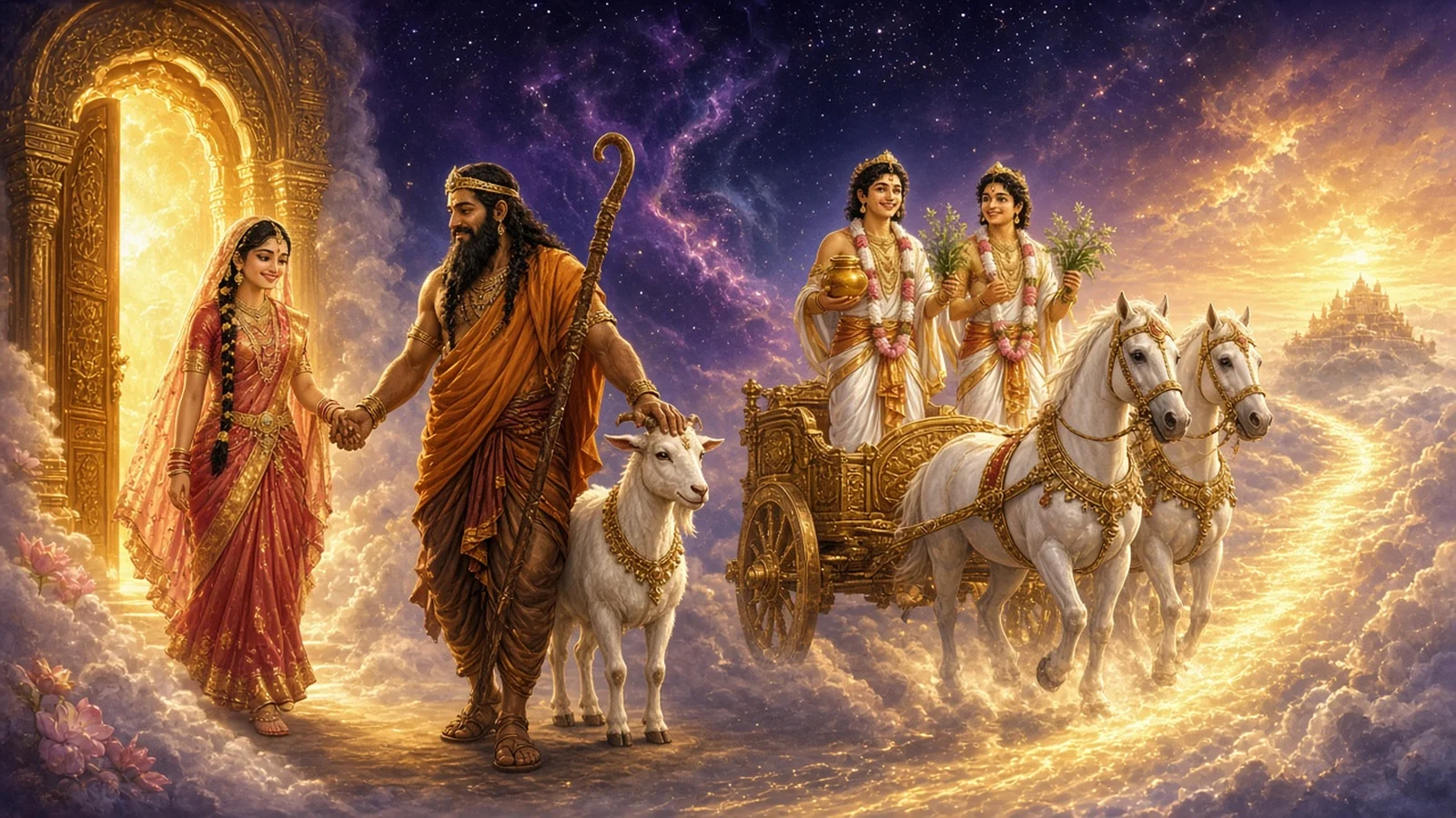 Pushan Takes the Bride's Hand