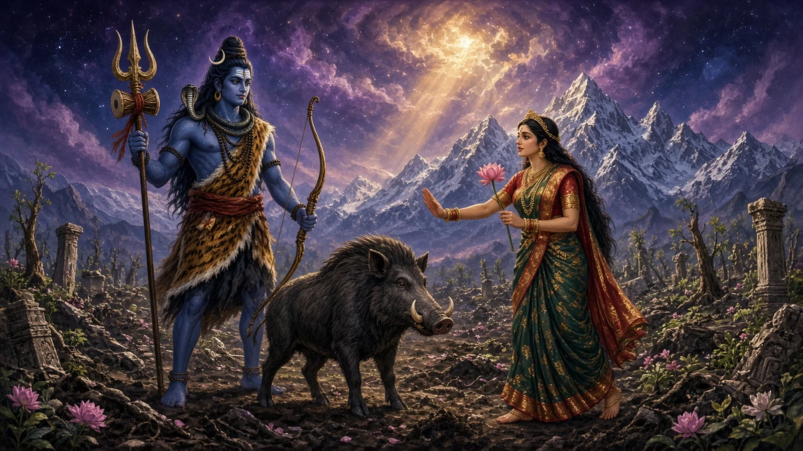 The Boar of Shiva's Garden