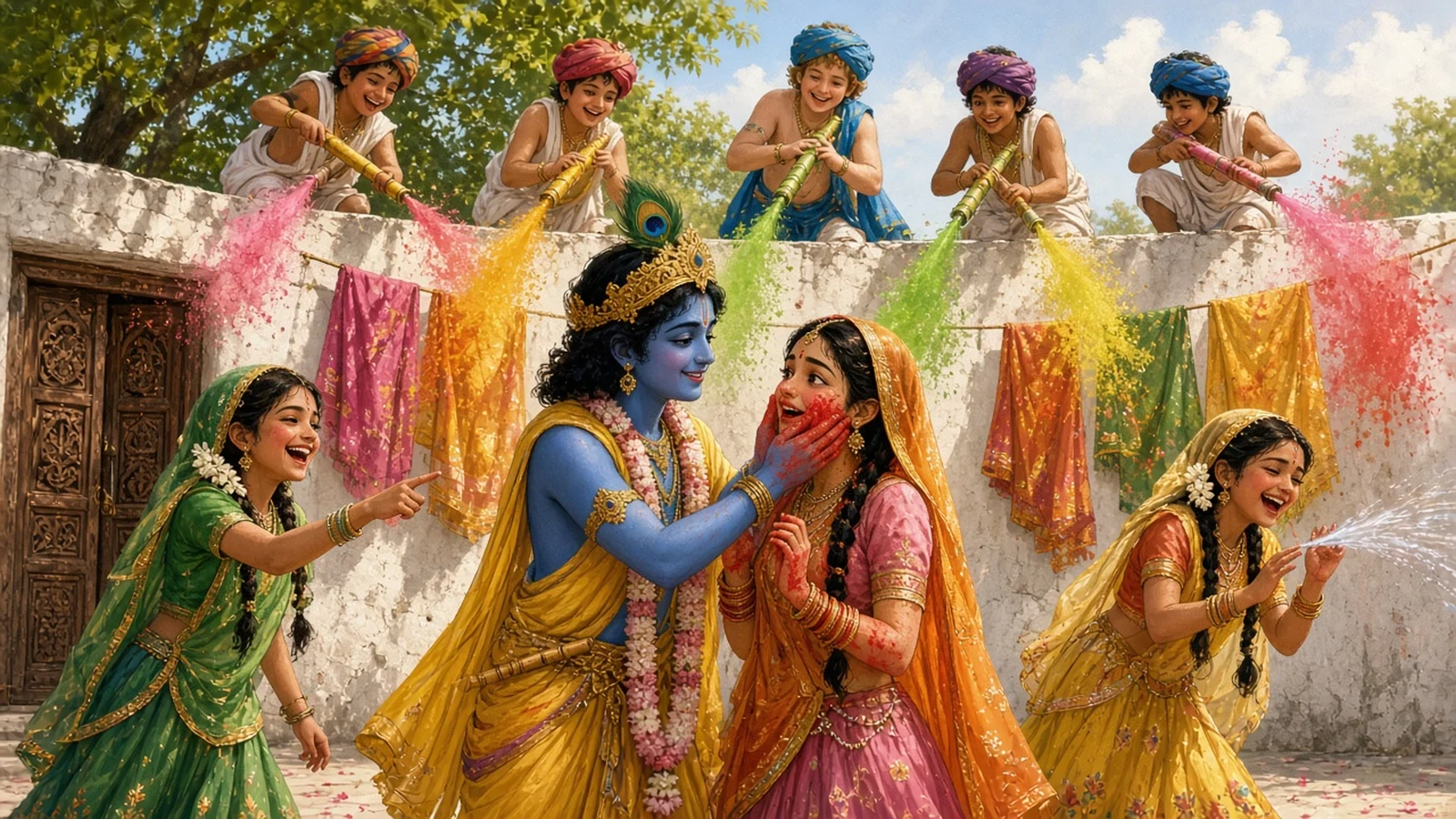 The Colour on Radha's Face