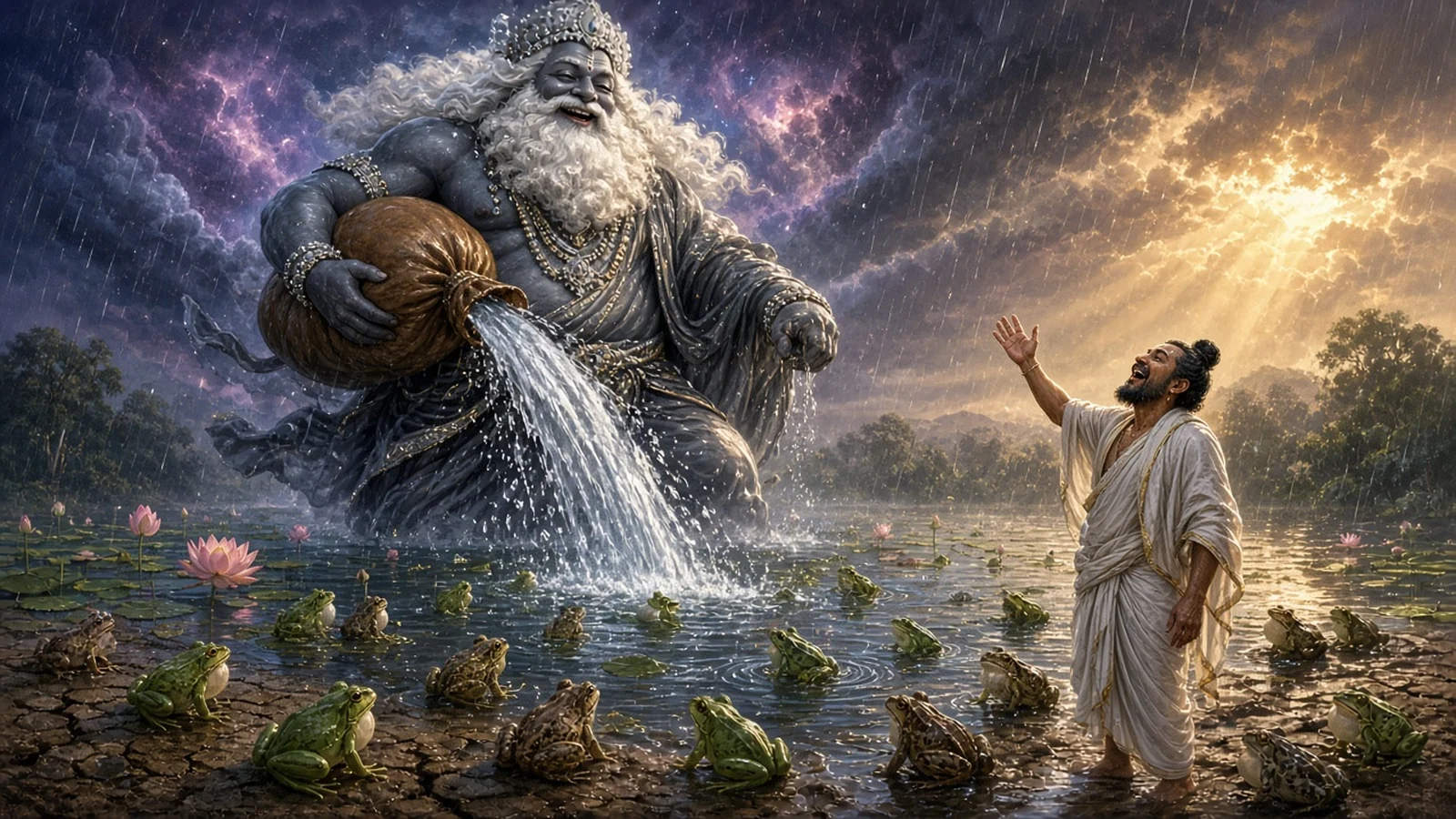 The Frogs Who Sang for Rain