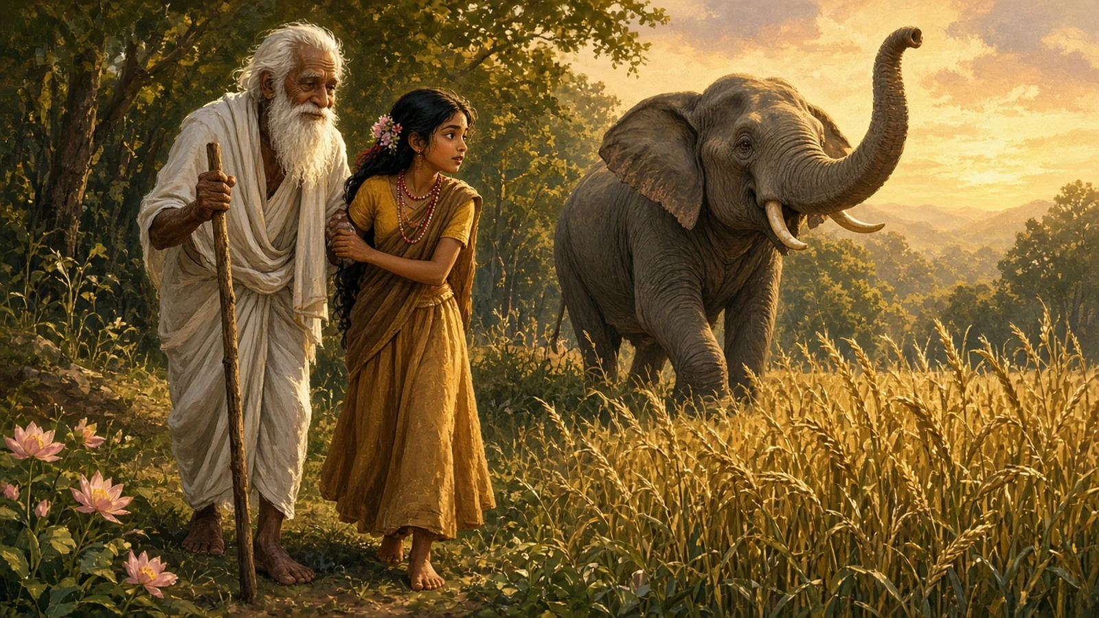 The Girl in the Millet Field