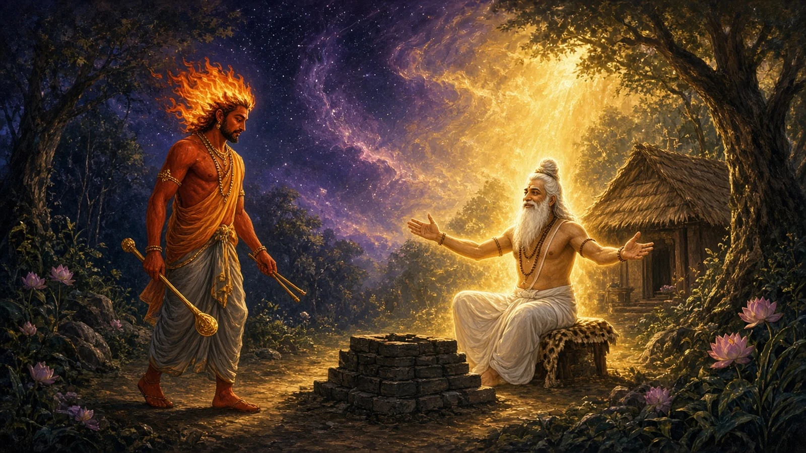 The Sage Who Shone Like Fire